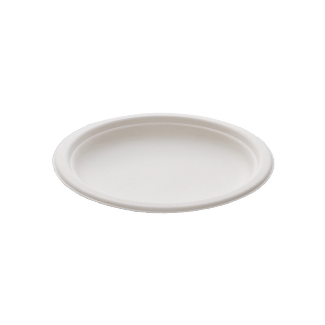 ALPARFV180 Assiette ronde bagasse 180mm x50 – Image 1